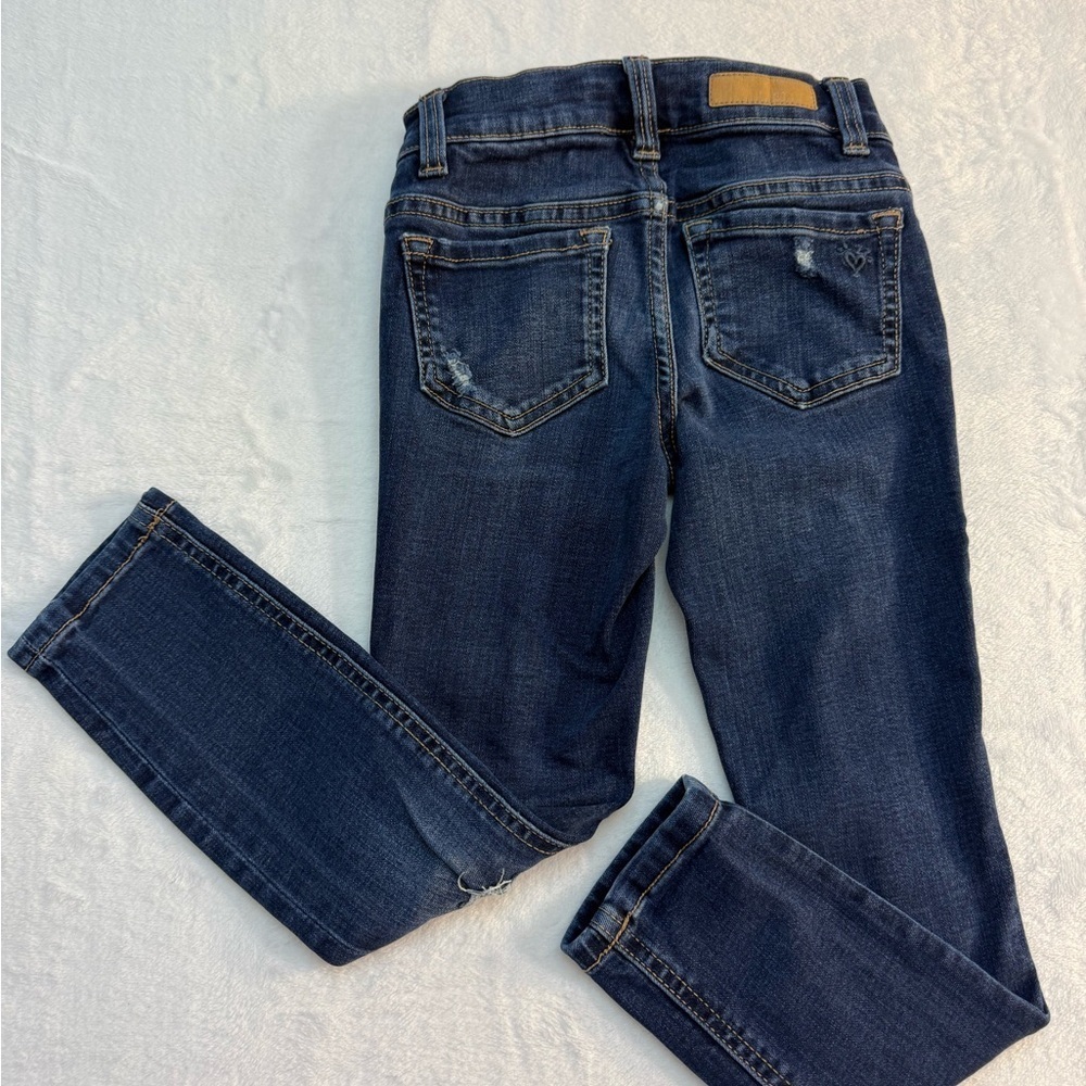 Justice Distressed High Rise Jegging - Picture 3 of 6